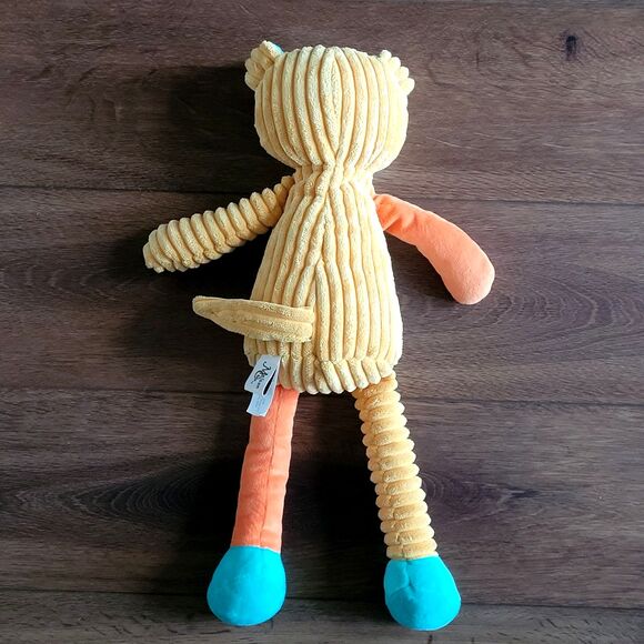 Maison Chic Plush Tiger Soft Corduroy Long Legged Lovey Stuffed Animal Toy 20" - Picture 4 of 10